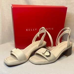 Kelly & Katie Tesimay sandals block heels NEW